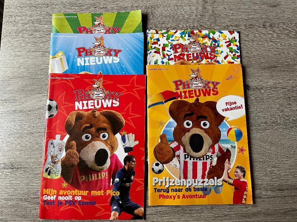 Jaargang 15 PSV Phoxy 5 stuks, Verzamelen, Ophalen of Verzenden, Zo goed als nieuw, PSV, Boek of Tijdschrift
