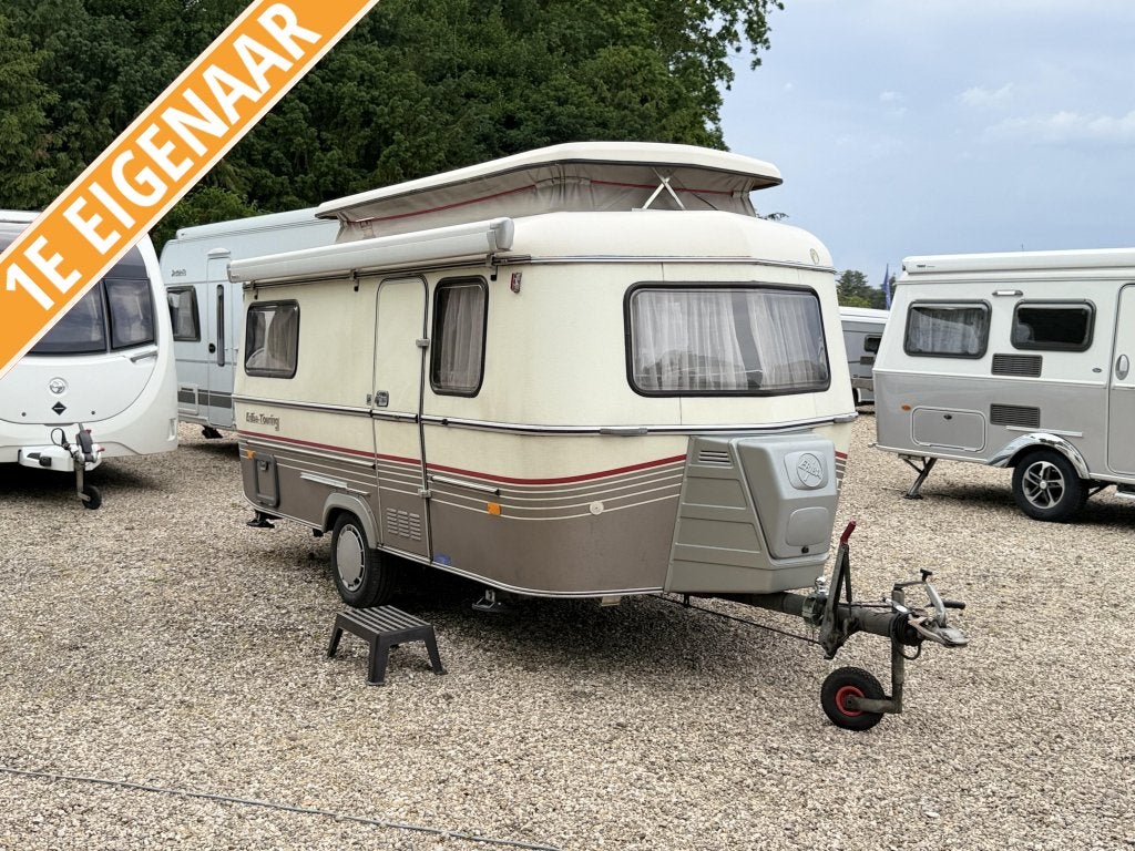 Eriba Touring Troll 540 zeer mooie staat, fietsenrek, luifel, Bedrijf, Eriba, Overige typen, Treinzit