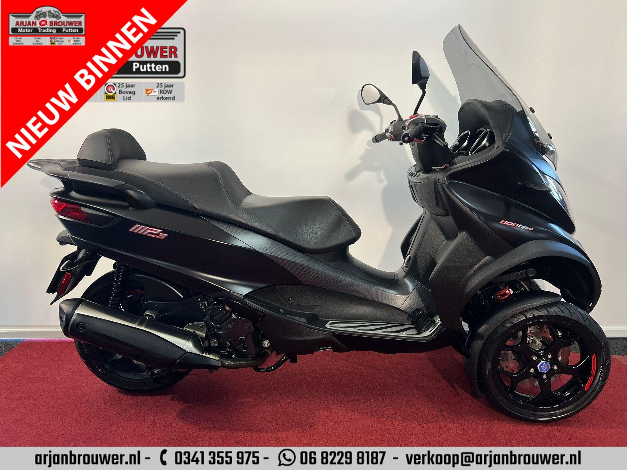 Piaggio MP3 500 HPE Sport ABS, Scooter, 493 cc, Bedrijf, Piaggio Vespa B.V.