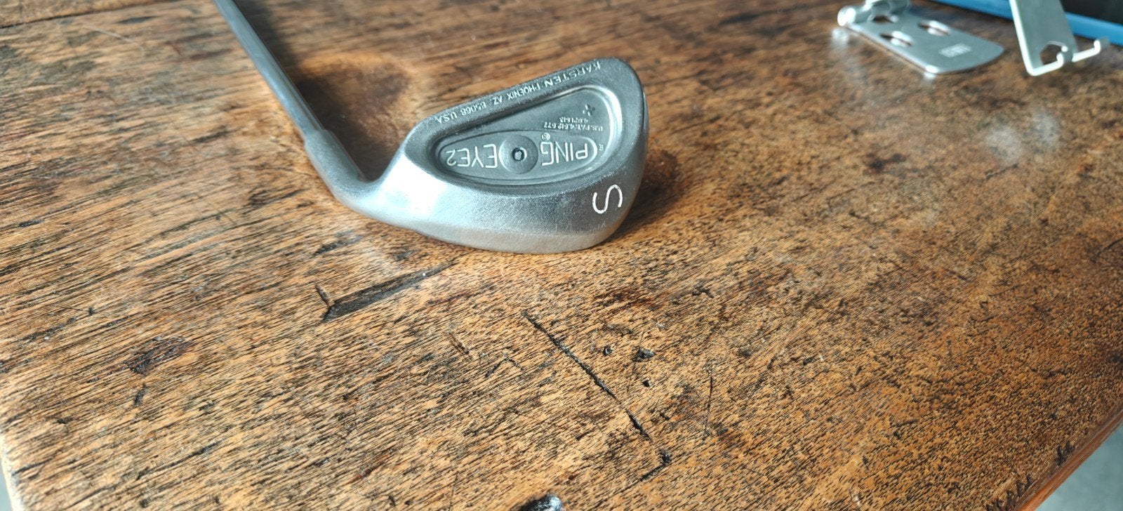 Ping Eye 2 + S-Wedge Golfclub, black dot, Sport en Fitness, Ophalen of Verzenden, Gebruikt, Club, Ping