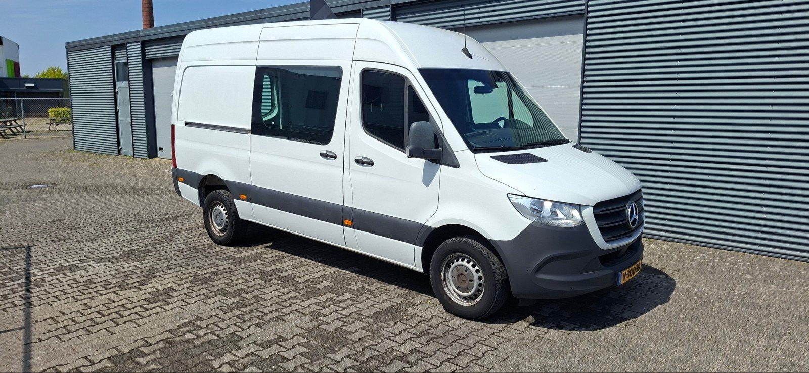 Mercedes-Benz Sprinter 314 automaat (2018) 161000 km, Automaat, Zwart, Wit, Bedrijf