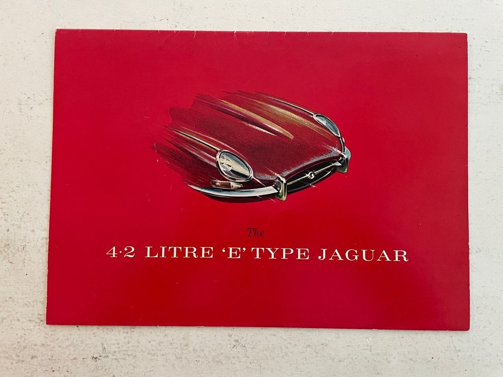 Jaguar E-type 4.2 brochure origineel Nederlands, Ophalen of Verzenden, Zo goed als nieuw, Overige merken