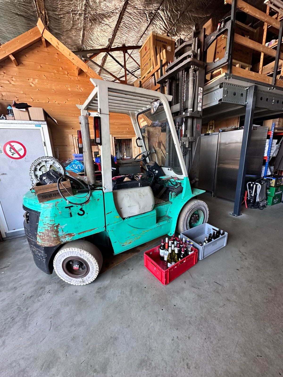 Mitsubishi FG35A gas heftruck – 3,5 ton, Ophalen, Voertuig of Aanhanger
