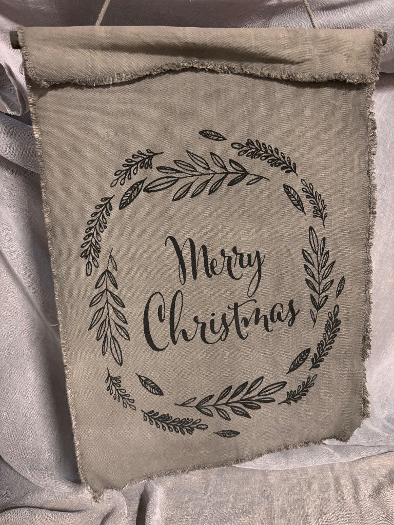 Kerst - Wanddoek - Merry Christmas, Diversen, Kerst, Ophalen of Verzenden