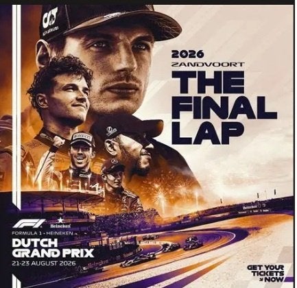 1 x ticket Dutch Grand Prix sunday zondag pit grandstand, Eén persoon