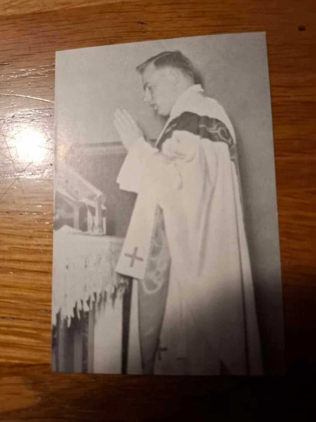 Gedachtenisprentje Priesterwijding Jos Keulers Montfortaan, Ophalen of Verzenden, Gebruikt, Kaart of Prent