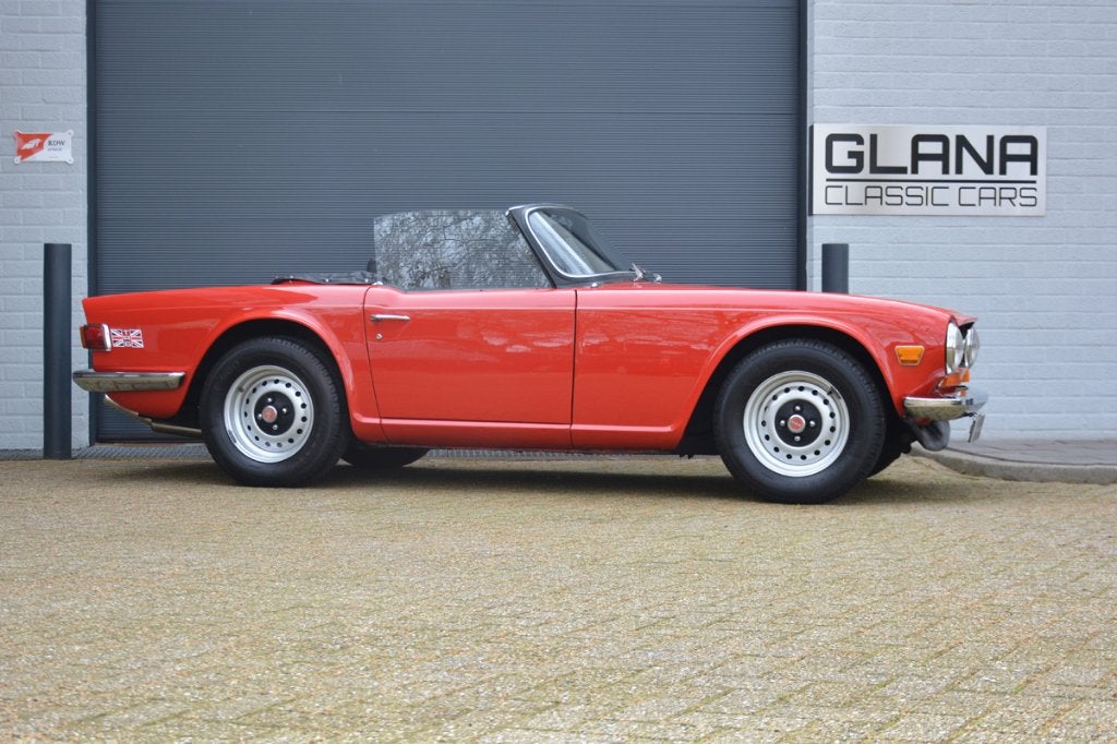 Triumph TR 6, Auto's, Triumph, 2500 cc, Zwart, Cabriolet, Leder