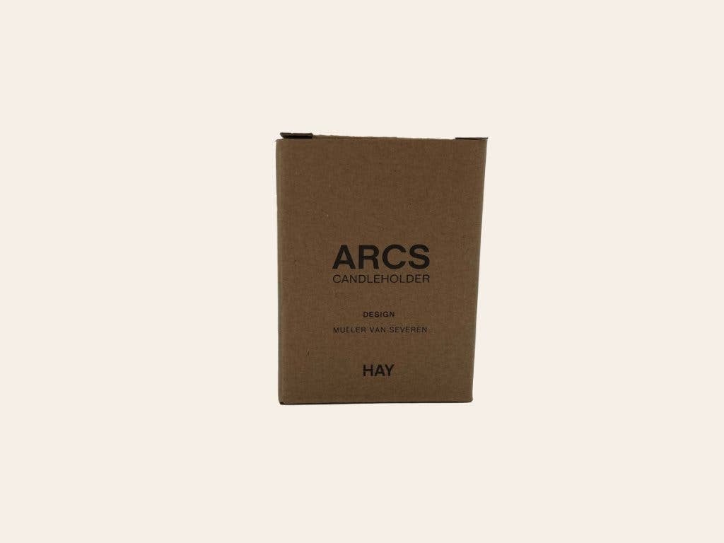 Hay Arcs Kandelaar - beige | Muller Van Severen, Beige, Zo goed als nieuw, Metaal, Kandelaar