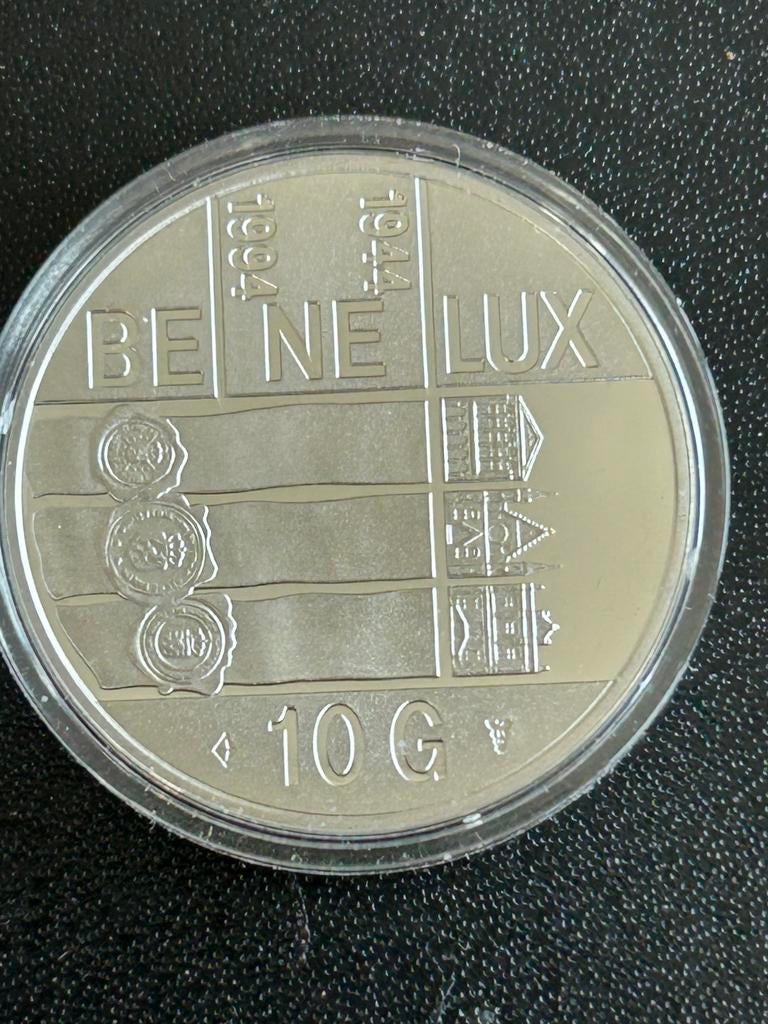 10 GULDEN MUNT ZILVER  1994. PROOF 50 Jaar BENELUX. ., Ophalen of Verzenden, Koningin Beatrix, 10 gulden, Zilver