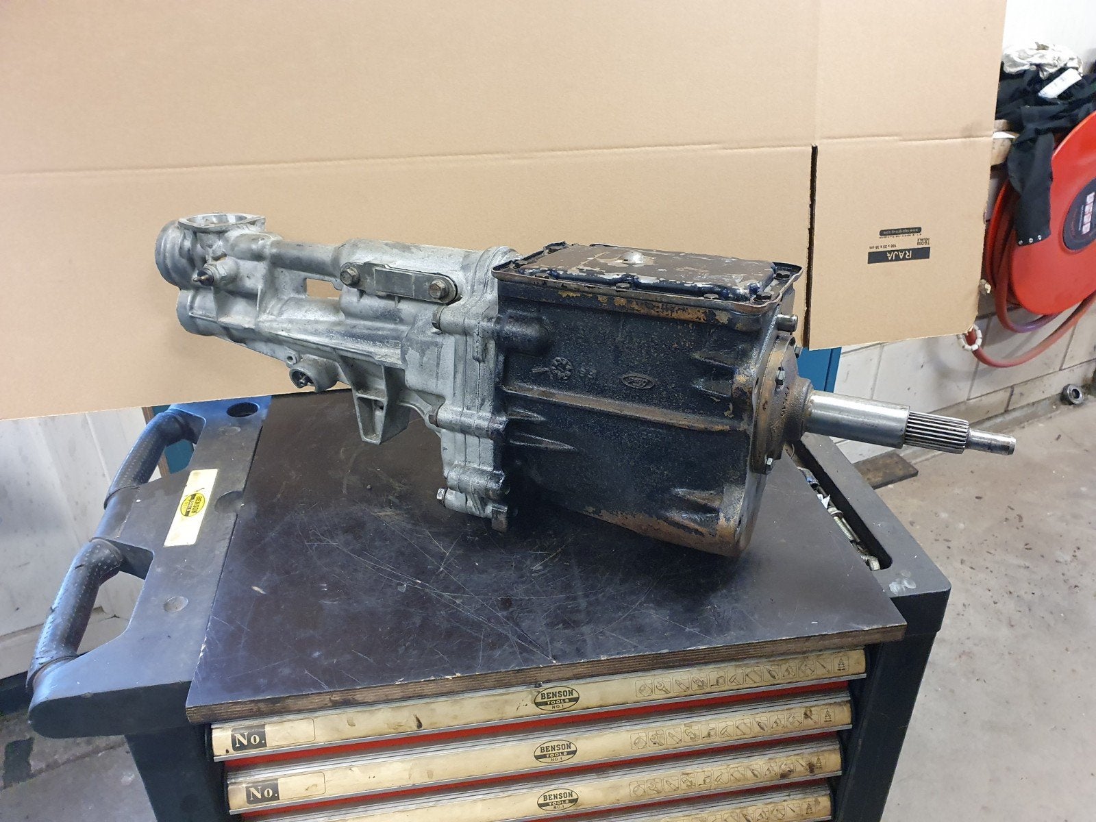 Ford MG T9 versnellingsbak Sierra 4 cilinder korte prise as, Ophalen, Gebruikt, MG