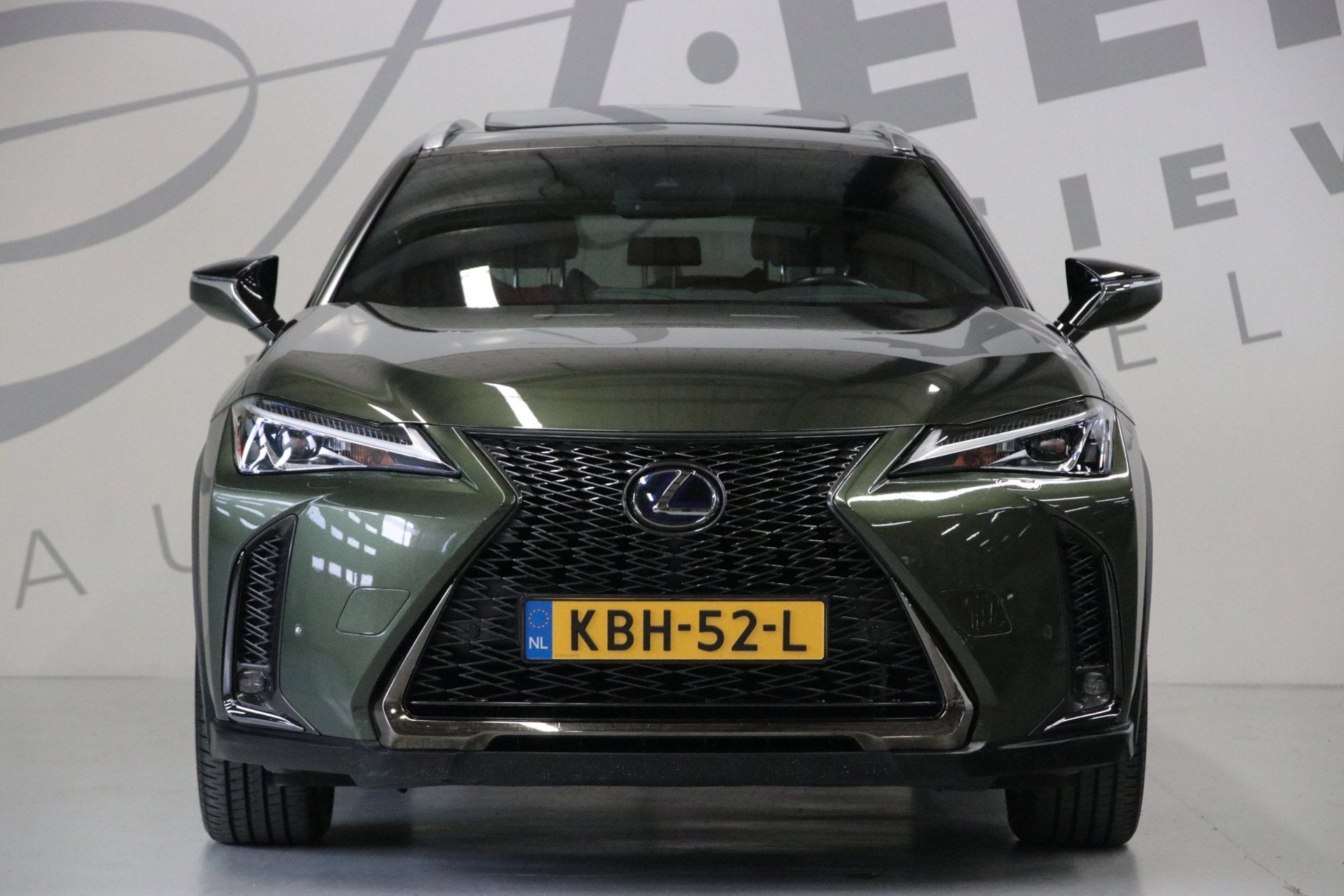 Lexus UX 250h F Sport Line/LED, Gebruikt, 4 cilinders, Leder en Stof, Bedrijf