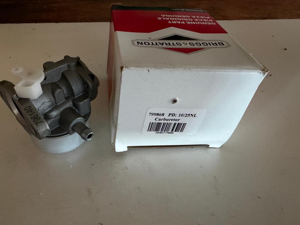 nieuwe briggs & stratton carburateur 799868, Cirkelmaaier, Nieuw, Mulchfunctie, Ophalen of Verzenden