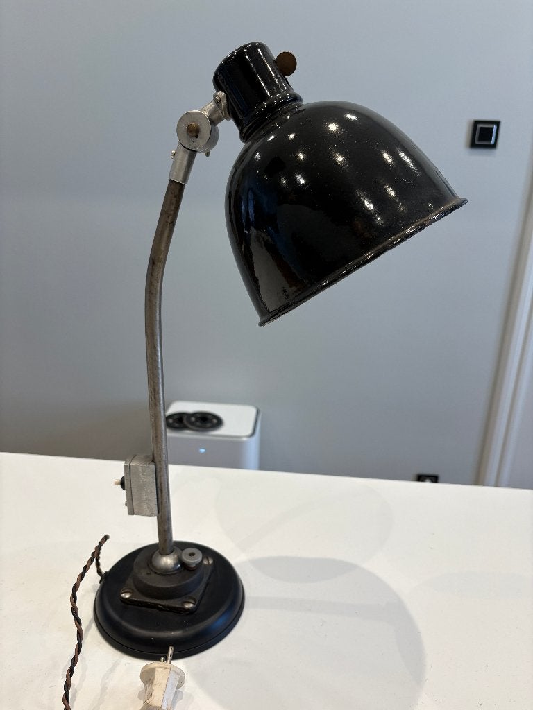 Kandem Bauhaus Werkplaatslamp - Emaille Kap, Antiek en Kunst, Antiek | Lampen, Ophalen of Verzenden