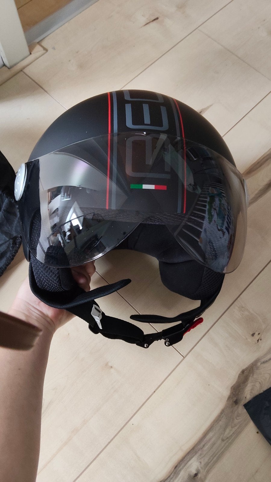 Beon Design motorhelm mat zwart - Maat XXL, Ophalen of Verzenden, Zo goed als nieuw, Extra large of groter, Beon Design