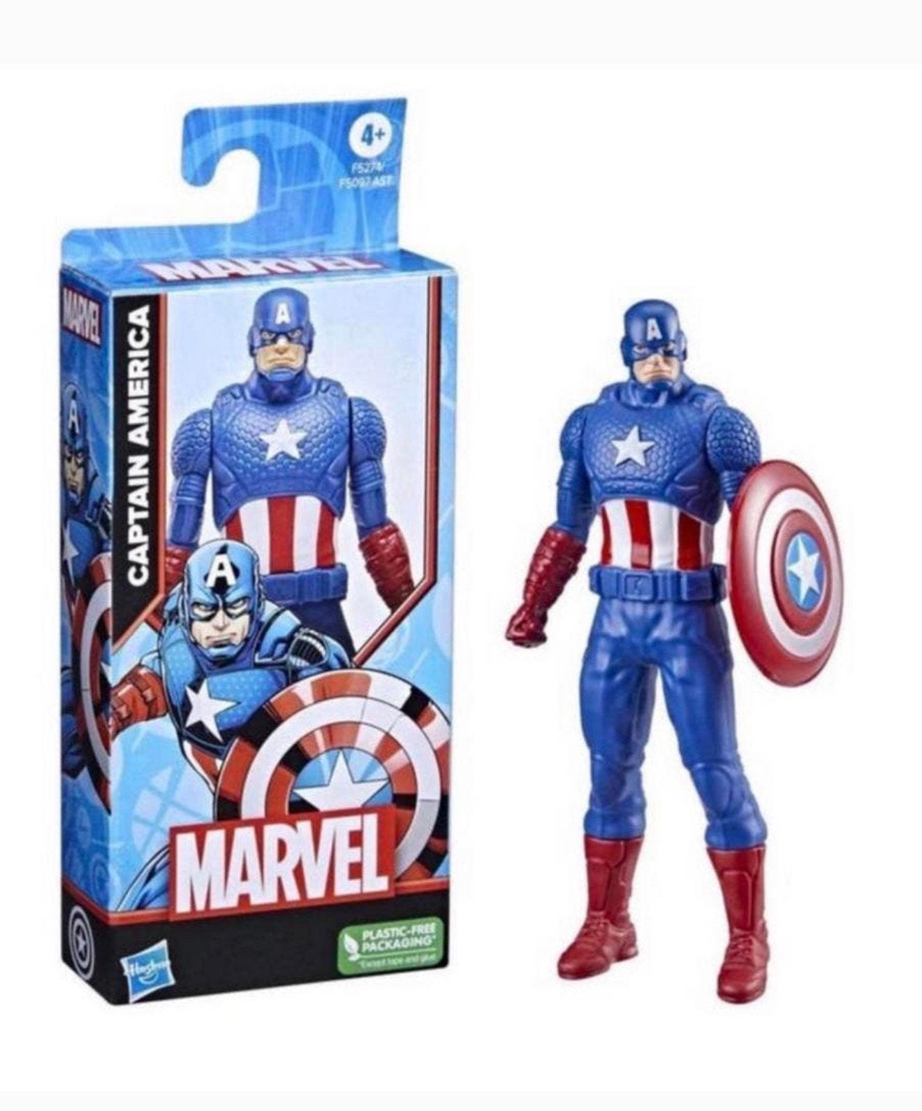Hasbro Marvel Captain America 15cm figuur poppetje marvels, B, Actiefiguur of Pop, Ophalen of Verzenden, H