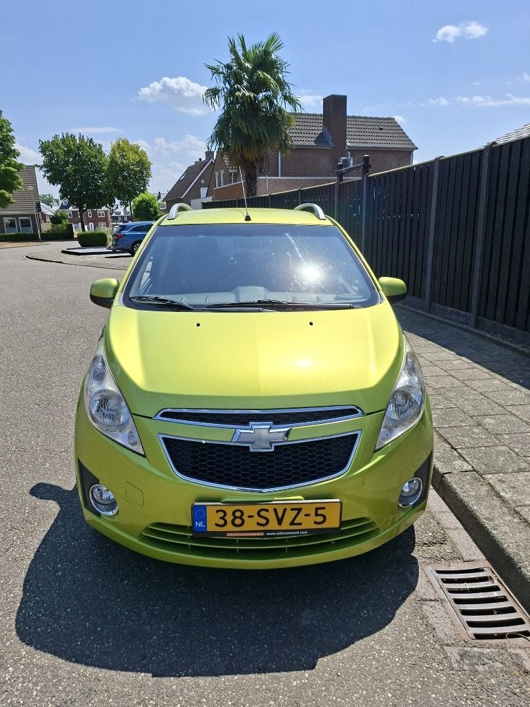Chevrolet Spark 1.0 Bifuel 2011 Groen, 15 km/l, 37 €/maand, 4 cilinders, Origineel Nederlands
