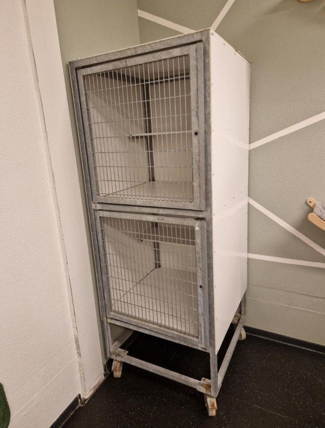Katten kennel, Dieren en Toebehoren, Ophalen, Gebruikt, Aluminium, Overige typen
