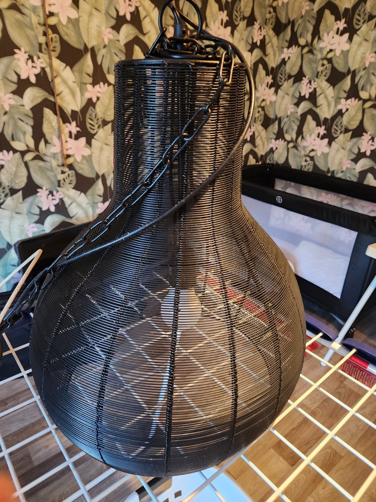 Zwarte draadlamp - Hanglamp