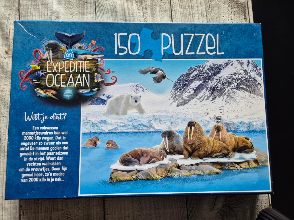 Puzzel walrus freek vonk AH Albert Heijn, Ophalen, 10 tot 50 stukjes, Nieuw
