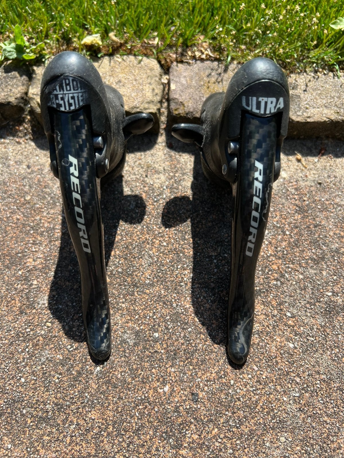 Shifters campagnolo record, Overige merken, Ophalen of Verzenden, Zo goed als nieuw, 10 tot 15 versnellingen