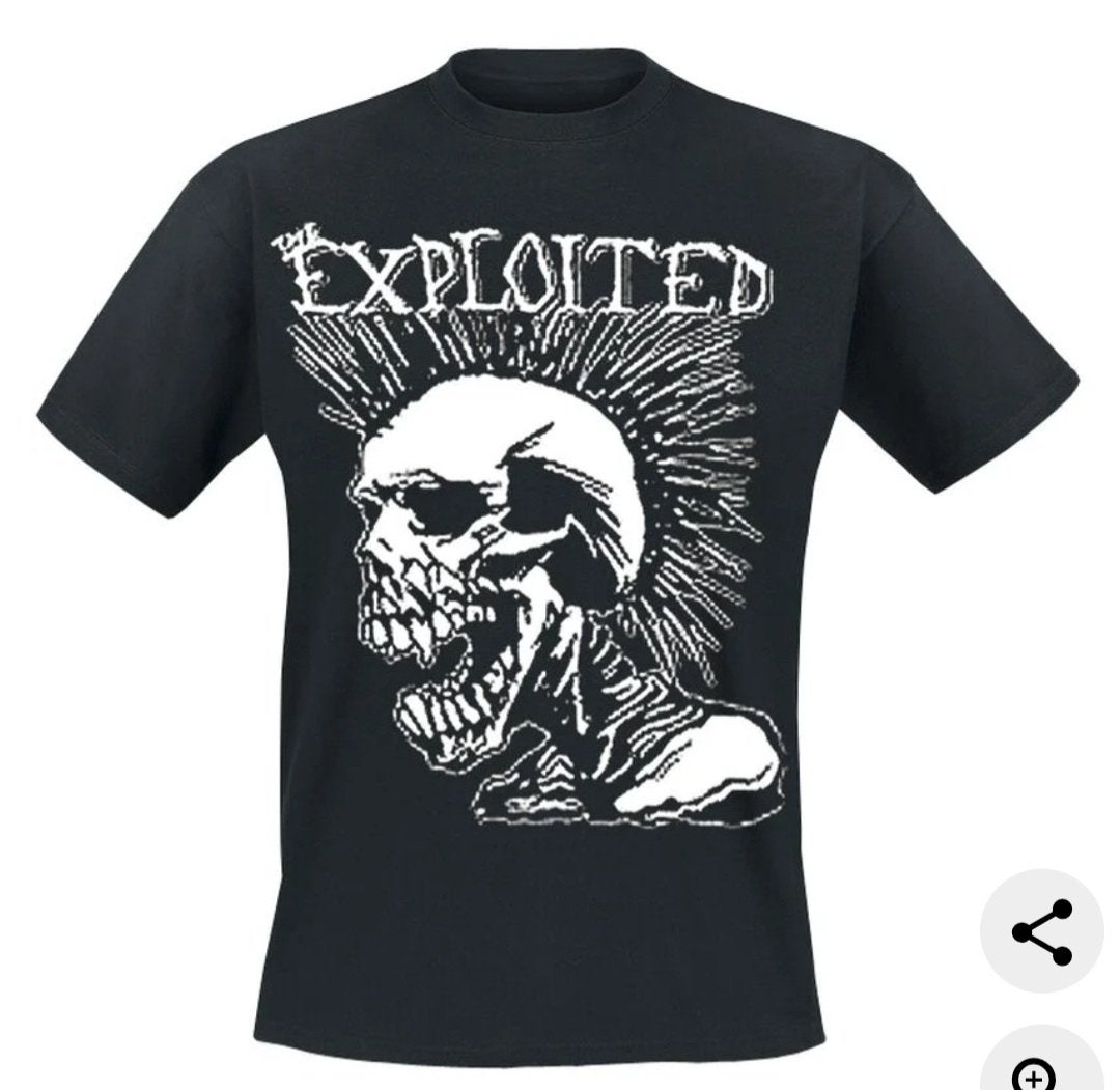 The Exploited Bandshirt - Punk Rock T-shirt - Amsterdam, Ophalen, Nieuw, Overige maten, Zwart