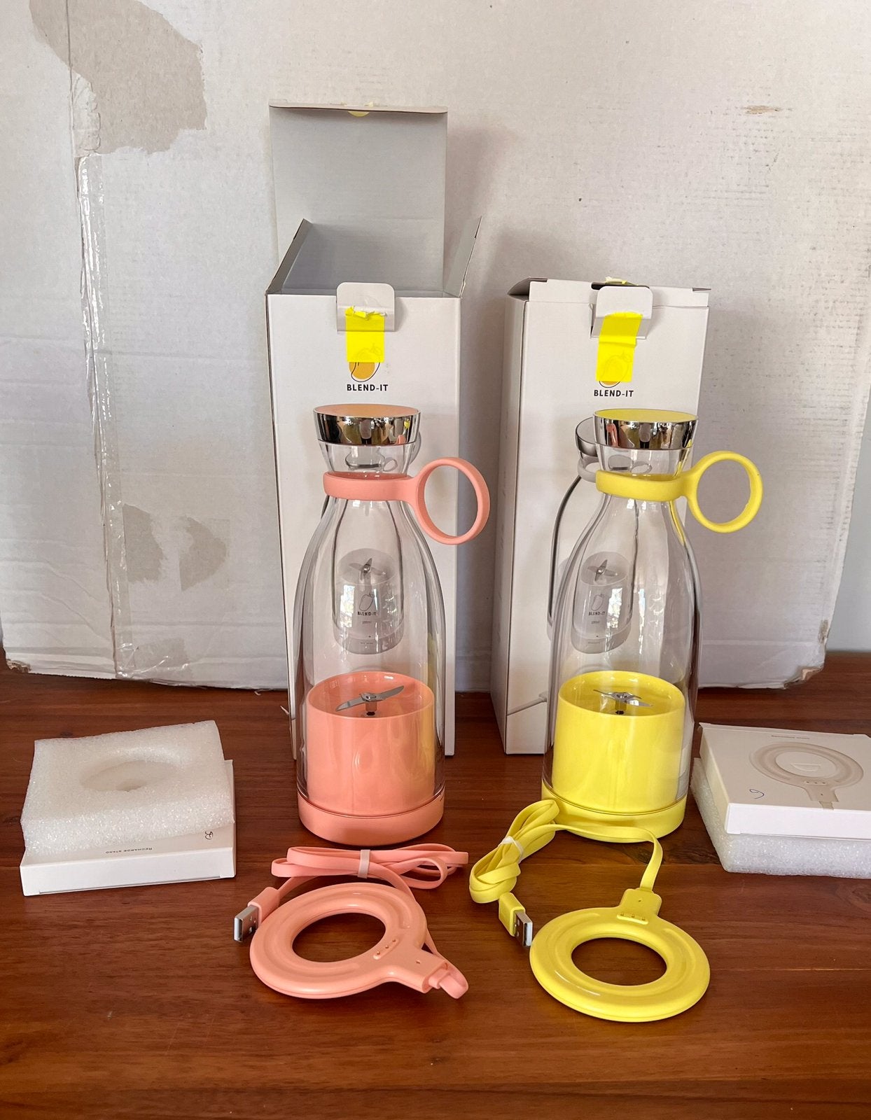 Draagbare blender 350ml, Witgoed en Apparatuur, Blenders, Ophalen of Verzenden, Zo goed als nieuw, Blender to go