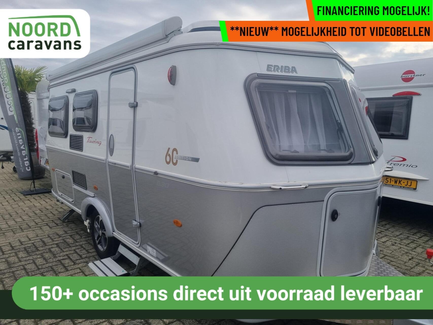 Eriba TOURING 530 60 years MOVER + HEFDAK + CASS LUIFEL + LM, Bedrijf, 5 tot 6 meter, Eriba, Serviceluik