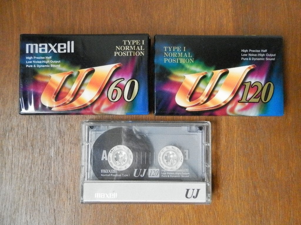 [nieuw] 1x Maxell UJ60, 2x Maxell UJ120 (2000), 2 t/m 25 bandjes, Overige genres, Ophalen of Verzenden, Nieuw in verpakking