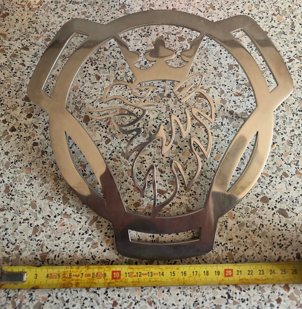 Scania embleem RVS, Verzamelen, Ophalen of Verzenden