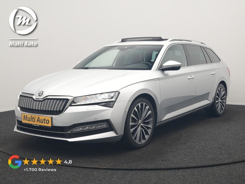 Skoda Superb Combi 1.4 TSI iV Laurin & Klement PHEV 218pk De, Auto's, Skoda, Gebruikt, 4 cilinders, Hybride Elektrisch/Benzine