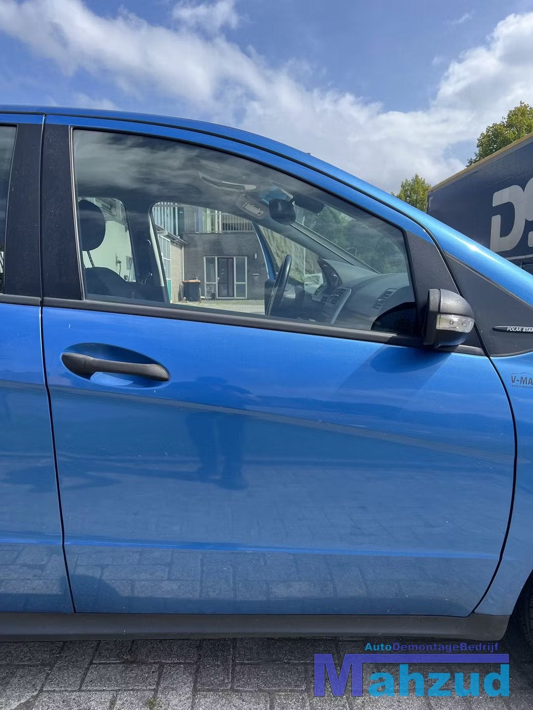 MERCEDES A KLASSE W169 blauw 955 rechts voor deur 2004-2012, Gebruikt, Mercedes-Benz AG, Deur, Mercedes-Benz