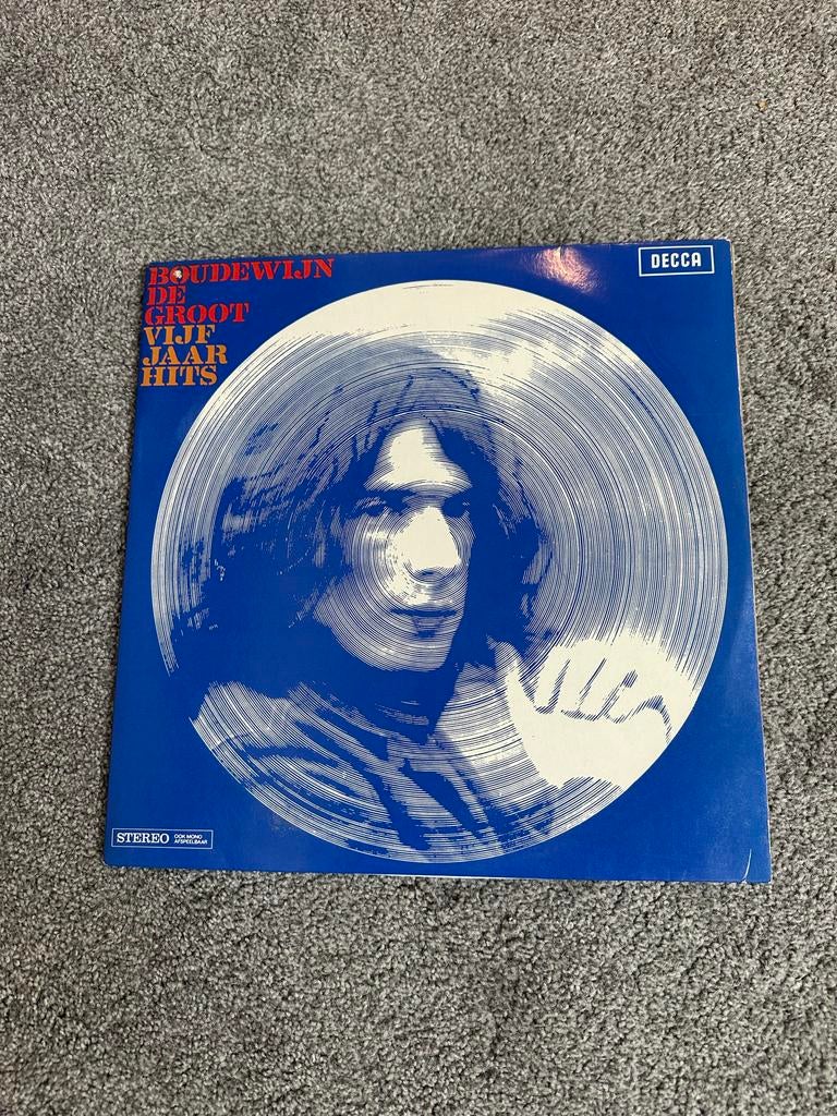 Boudewijn de Groot - Vijf Jaar Hits LP (Decca), Cd's en Dvd's, Ophalen of Verzenden, Gebruikt, 12 inch
