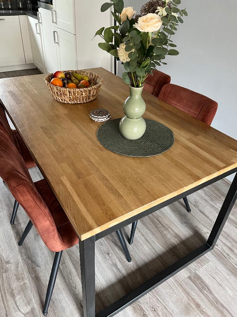 Eettafel, Ophalen, Gebruikt, 50 tot 100 cm, 150 tot 200 cm