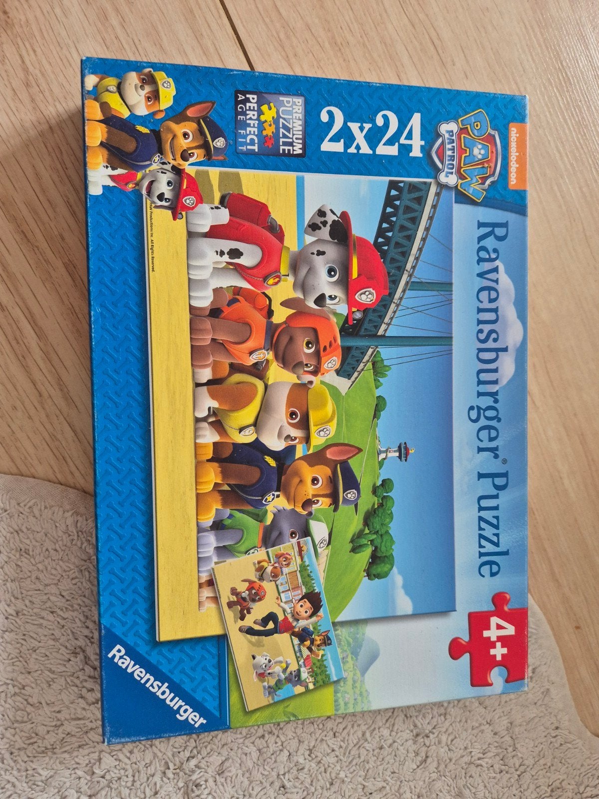 Paw patrol puzzels 2x 24 stukjes, Ophalen, 10 tot 50 stukjes, 2 tot 4 jaar