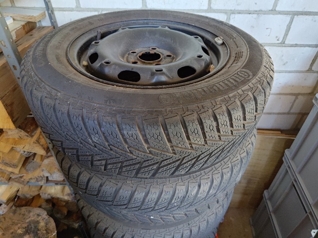 Winterbandenset VW Polo, Ophalen, Gebruikt, Seat
