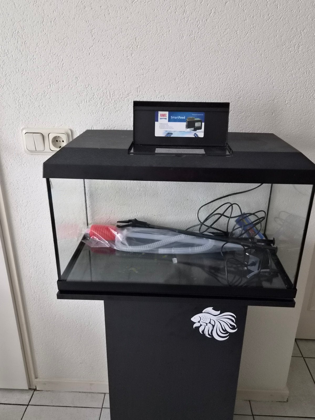 aquarium  met bijpassend kastje, Dieren en Toebehoren, Vissen | Aquaria en Toebehoren, Ophalen, Gebruikt, Leeg aquarium