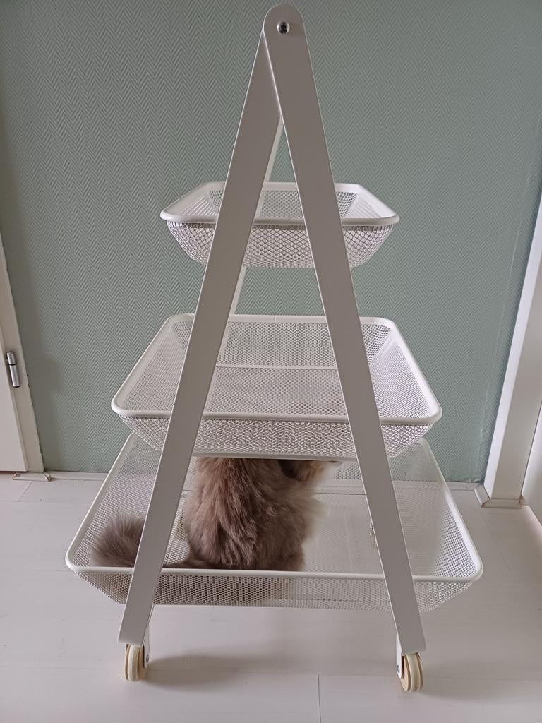 Ikea Risatorp trolley - kastje - wieltjes zo goed als nieuw, Ophalen, Zo goed als nieuw
