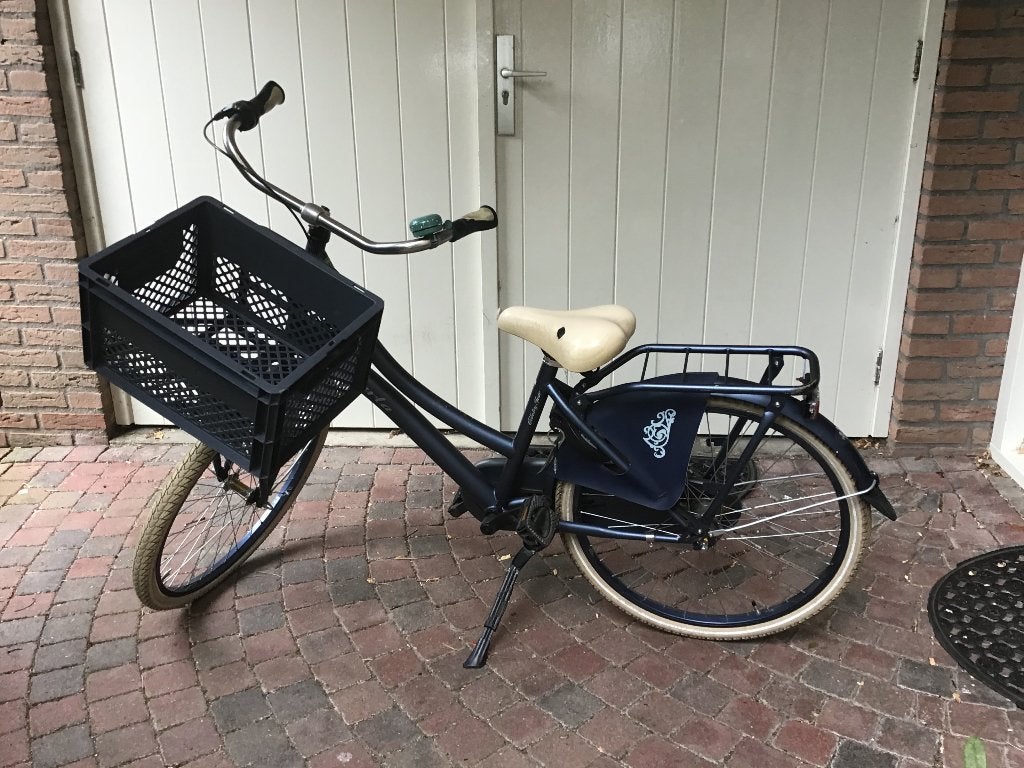 Meisjesfiets Sparta 24 inch met mand, Fietsen en Brommers, Fietsen | Meisjes, Ophalen, Terugtraprem, Sparta, Versnellingen