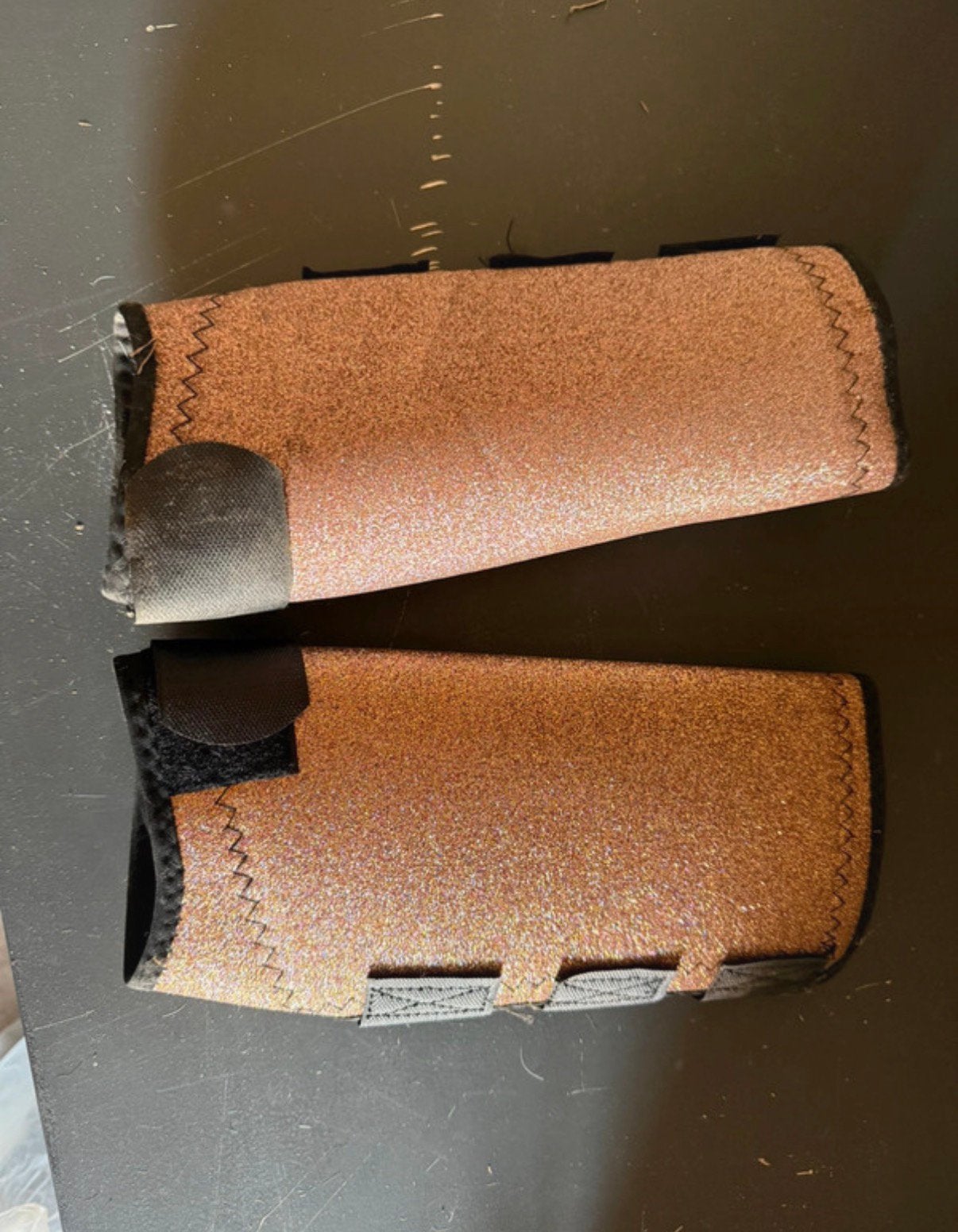Peesbeschermers glitter roze L, Ophalen of Verzenden, Zo goed als nieuw