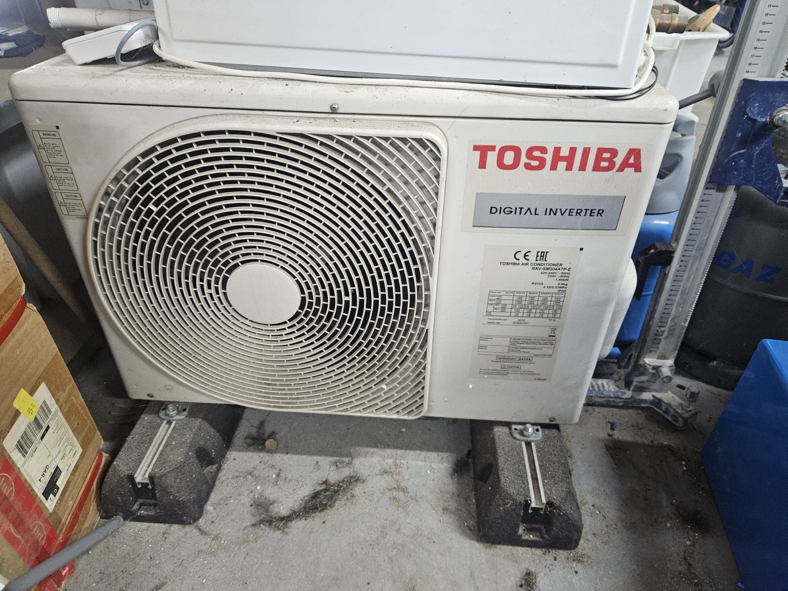 Hybride warmtepomp Techneco ELGA 5 KW, Ophalen, Zo goed als nieuw