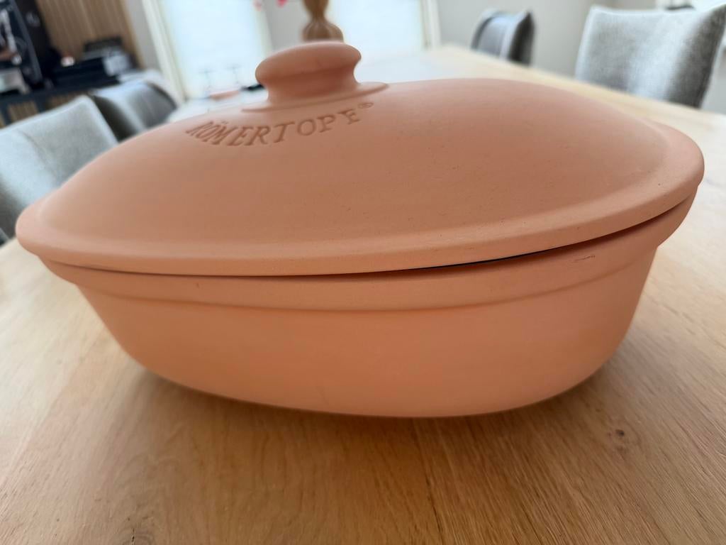 Römertopf broodpot gemaakt van natuurlijke klei, Ophalen of Verzenden, Nieuw