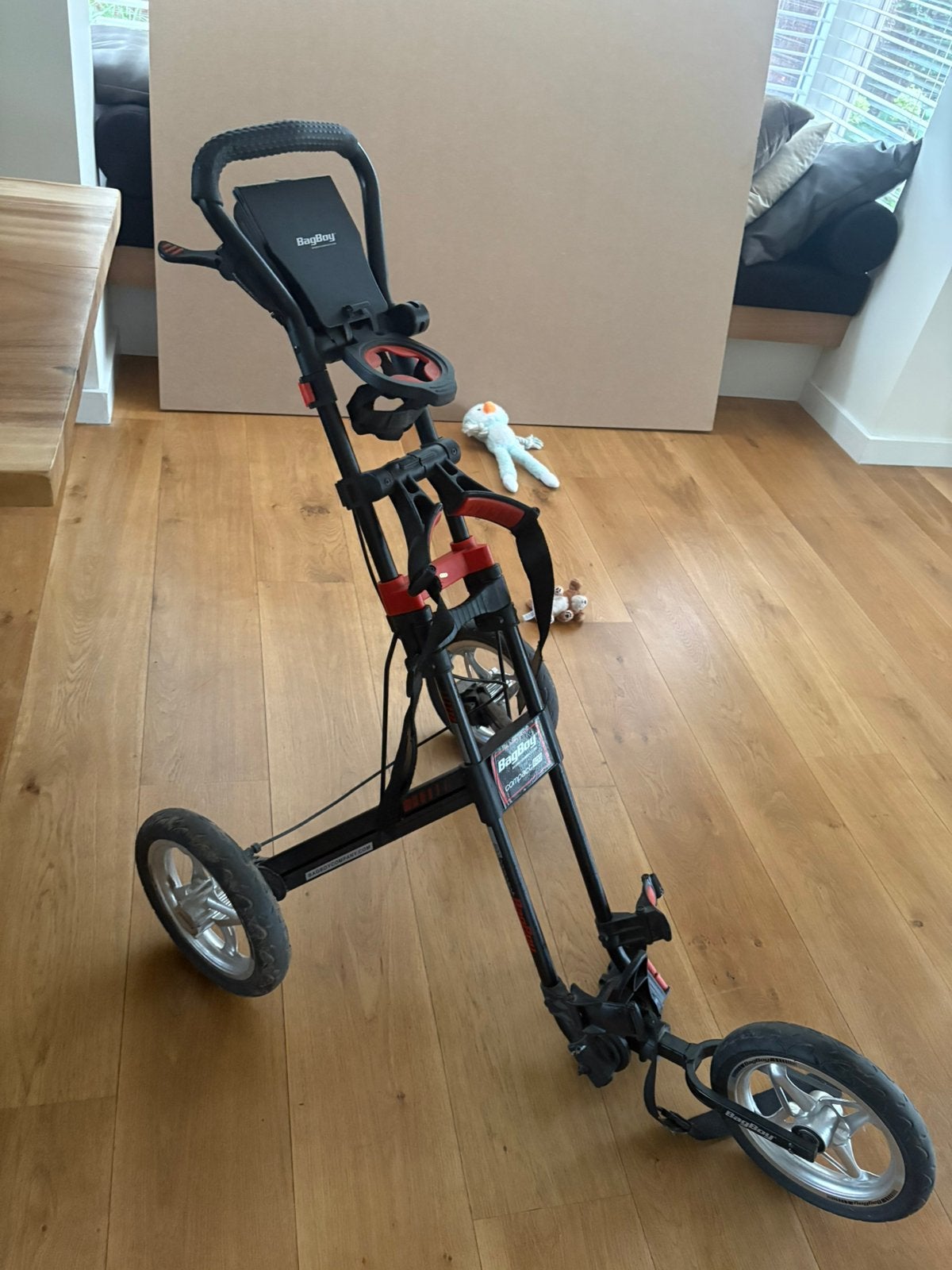 Bagboy golftas trolley conpact 600, Sport en Fitness, Golf, Ophalen of Verzenden, Zo goed als nieuw, Tas