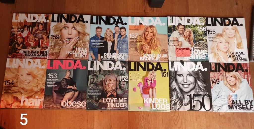 Tijdschriften Linda. Jaargang 2017. Compleet., Boeken, Tijdschriften en Kranten, Ophalen of Verzenden, Gelezen, Glossy