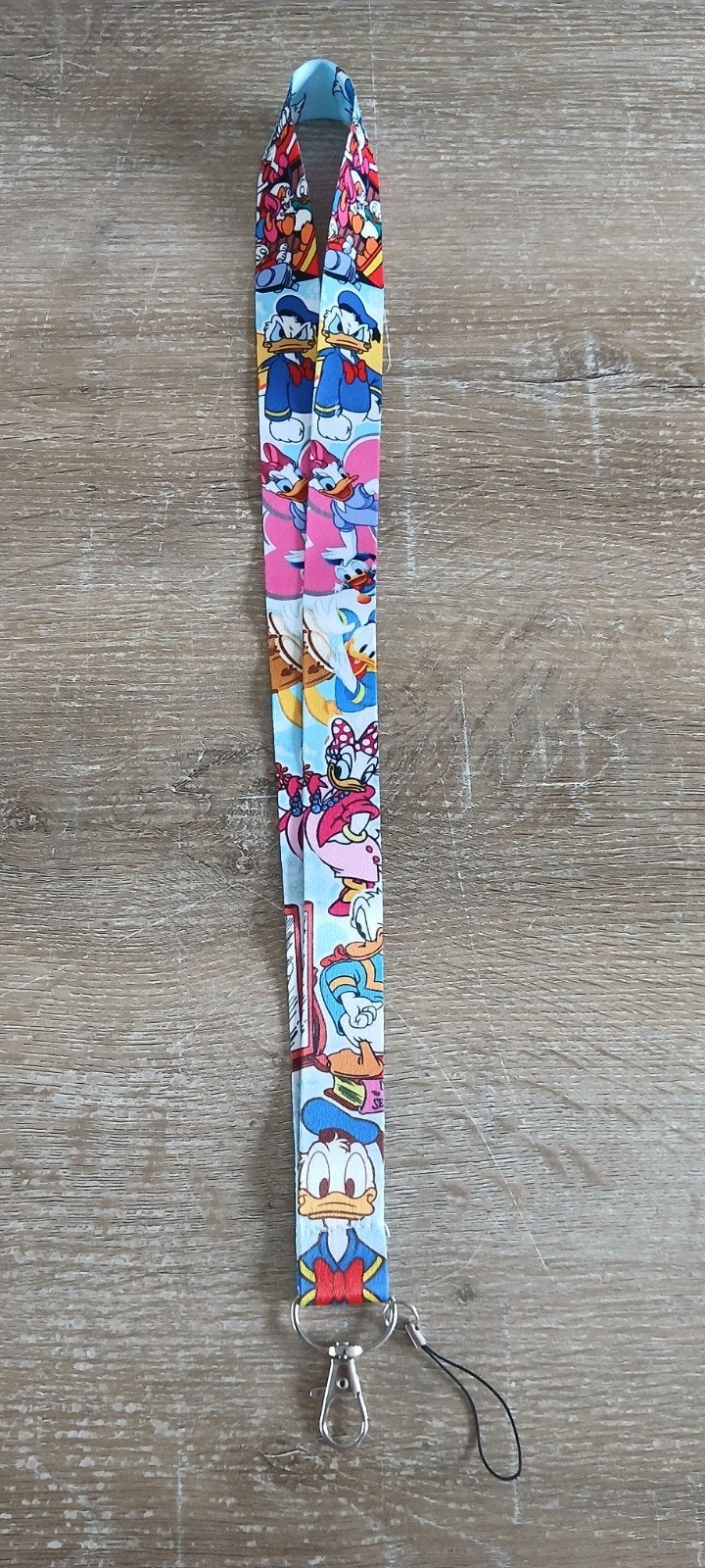 Disney Lanyard Donald Duck Katrien Duck keycord, Verzamelen, Disney, Ophalen of Verzenden, Donald Duck, Zo goed als nieuw, Overige typen