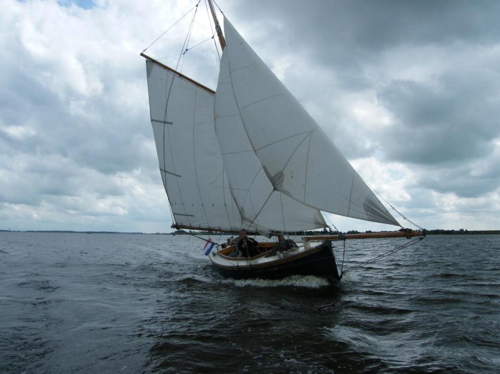 Falmouth Working Boat 22ft – gaffel kotter, Ophalen, Gebruikt, Benzine, Buitenboordmotor