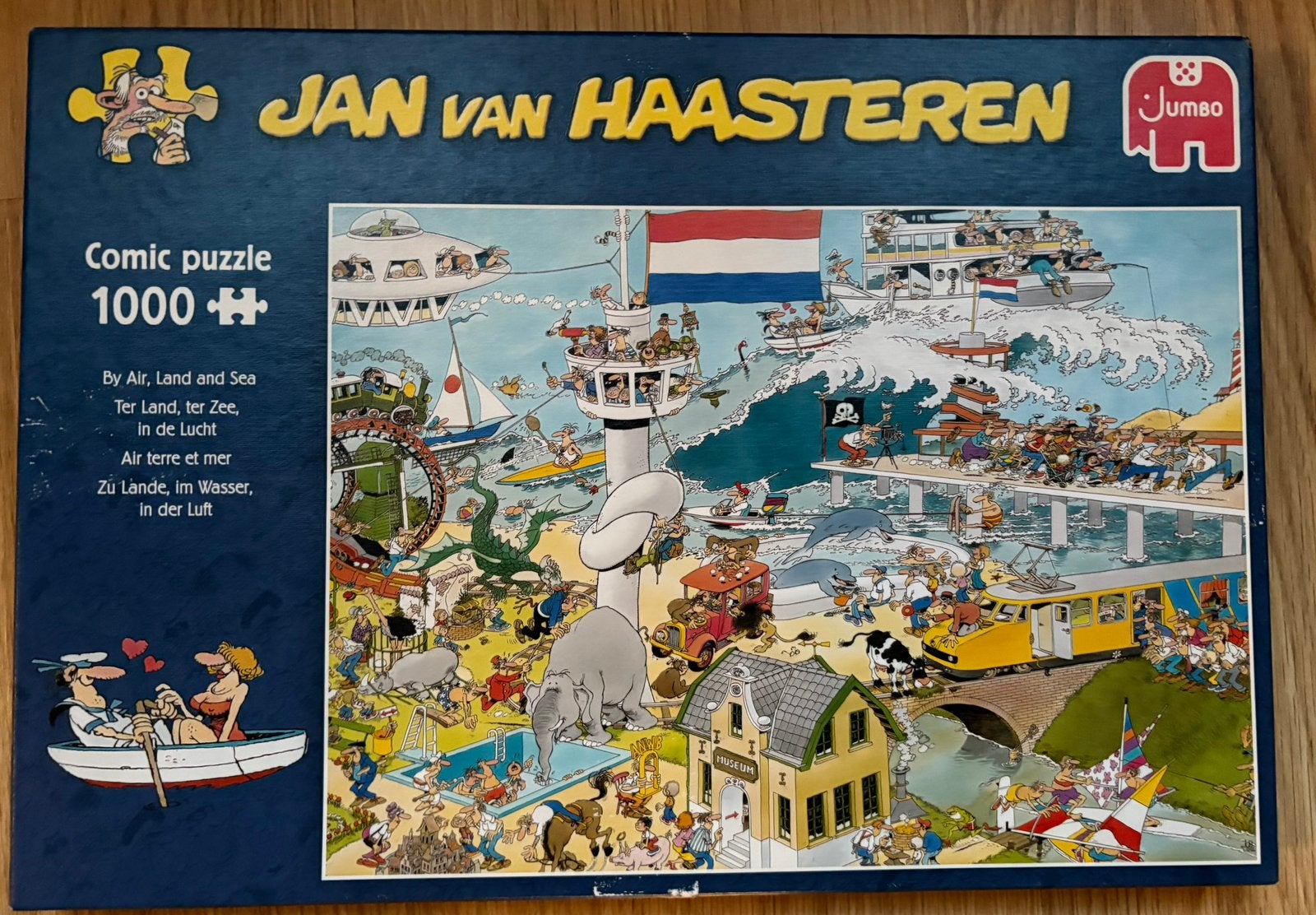 Jan van Haasteren - 1000 - Ter land, ter zee & in de lucht, Ophalen, 500 t/m 1500 stukjes, Zo goed als nieuw