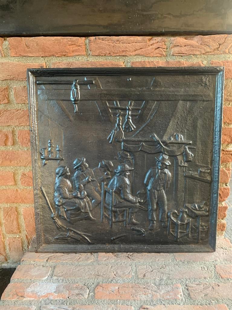Mooie haardplaat, Ophalen
