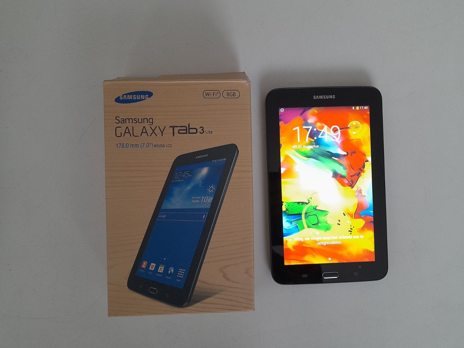 Samsung Galaxy tab3 lite / 7" tablet met probleem, Computers en Software, Android Tablets, Ophalen, Zo goed als nieuw, Galaxy A