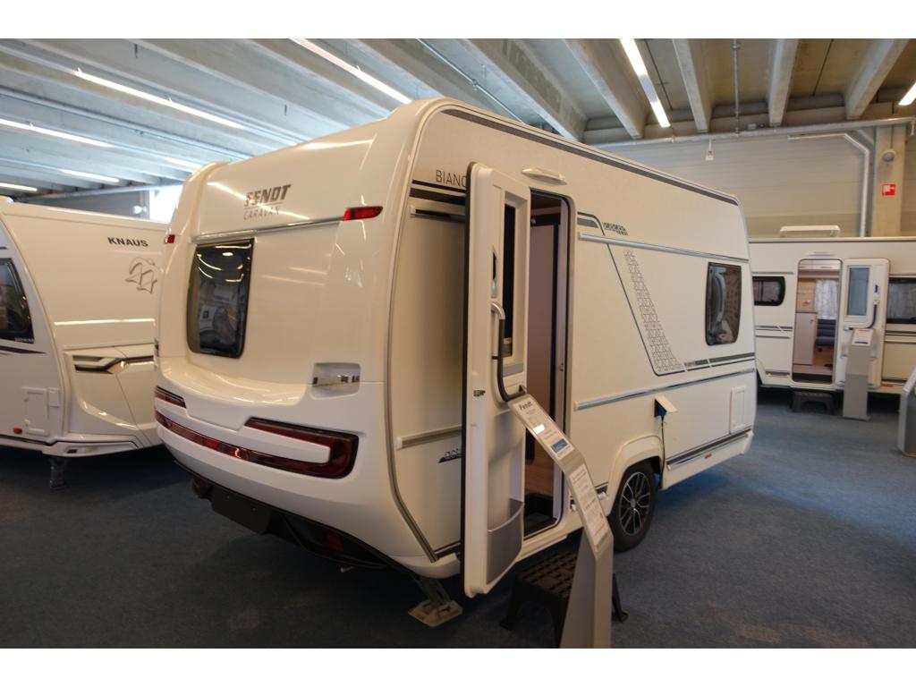 Fendt Bianco Activ 390 FHS; voorraad, met gratis mover, Caravans en Kamperen, Caravans, Bedrijf, Treinzit, Tot en met 3, Overige typen