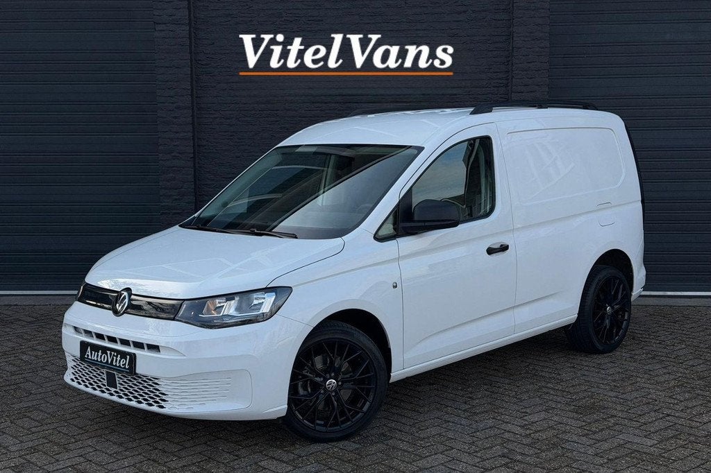 Volkswagen Caddy Cargo 1.5 TSI | PDC A | AIRCO | DAB | BLUET, Auto's, Bestelauto's, Voorwielaandrijving, Zwart, 4 cilinders, Met garantie (alle)